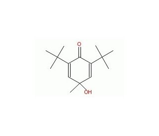 2,6-Di(tert-butyl)-4-hydroxy-4-methyl-2,5-cyclohexadien-1-one (CAS 10396-80-2) - chemical structure image