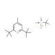 2,6-Di-tert-butyl-4-methylpyrylium trifluoromethanesulfonate (CAS 59643-43-5) - chemical structure image