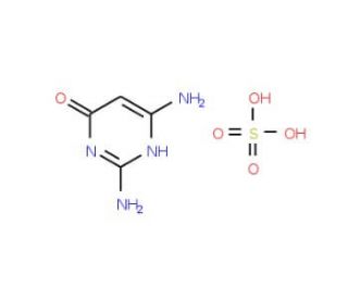 2,6-Diamino-4-hydroxypyrimidine Sulfate (CAS 58470-85-2) - chemical structure image