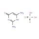 2,6-Diamino-4-hydroxypyrimidine Sulfate (CAS 58470-85-2) - chemical structure image