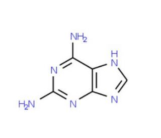 2,6-Diaminopurine (CAS 1904-98-9) - chemical structure image