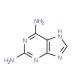 2,6-Diaminopurine (CAS 1904-98-9) - chemical structure image