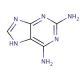 2,6-Diaminopurine, Hemisulfate Salt (CAS 69369-16-0) - chemical structure image