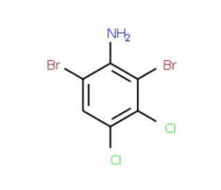 2,6-Dibromo-3,4-dichloroaniline - chemical structure image