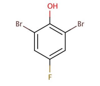 2,6-Dibromo-4-fluorophenol (CAS 344-20-7) - chemical structure image