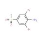 2,6-Dibromo-4-methylsulfonylaniline - chemical structure image