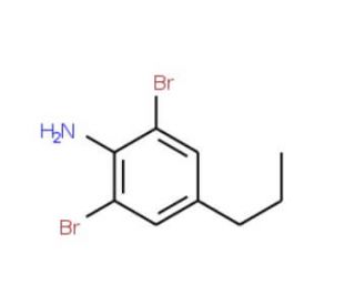 2,6-Dibromo-4-n-propylaniline (CAS 10546-64-2) - chemical structure image