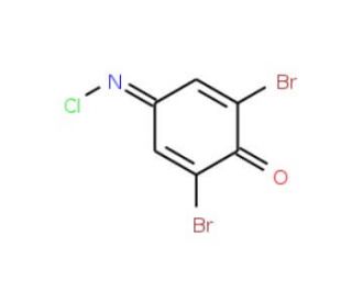 2,6-Dibromoquinone-4-chloroimide (CAS 537-45-1) - chemical structure image