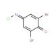 2,6-Dibromoquinone-4-chloroimide (CAS 537-45-1) - chemical structure image