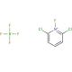 2,6-Dichloro-1-fluoropyridinium tetrafluoroborate (CAS 140623-89-8) - chemical structure image