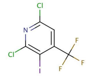 2,6-Dichloro-3-iodo-4-(trifluoromethyl)pyridine - chemical structure image