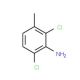 2,6-Dichloro-3-methylaniline (CAS 64063-37-2) - chemical structure image