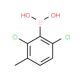 2,6-Dichloro-3-methylphenylboronic acid (CAS 851756-54-2) - chemical structure image
