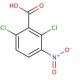 2,6-Dichloro-3-nitrobenzoic acid (CAS 55775-97-8) - chemical structure image