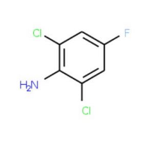 2,6-Dichloro-4-fluoroaniline (CAS 344-19-4) - chemical structure image