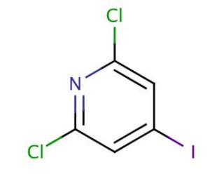2,6-Dichloro-4-iodopyridine (CAS 98027-84-0) - chemical structure image