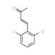 2,6-Dichlorobenzylideneacetone (CAS 81559-89-9) - chemical structure image