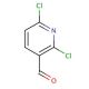 2,6-Dichloropyridine-3-carboxaldehyde (CAS 55304-73-9) - chemical structure image