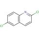 2,6-Dichloroquinoline (CAS 1810-72-6) - chemical structure image