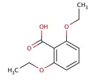 2,6-Diethoxybenzoic acid (CAS 82935-36-2) - chemical structure image