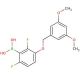 2,6-Difluoro-3-(3′,5′-dimethoxybenzyloxy)phenylboronic acid (CAS 849062-01-7) - chemical structure image