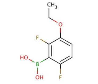 2,6-Difluoro-3-ethoxyphenylboronic acid (CAS 849062-00-6) - chemical structure image