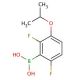 2,6-Difluoro-3-isopropoxyphenylboronic acid (CAS 849062-04-0) - chemical structure image