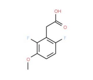 2,6-Difluoro-3-methoxyphenylacetic acid (CAS 886498-65-3) - chemical structure image