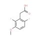 2,6-Difluoro-3-methoxyphenylacetic acid (CAS 886498-65-3) - chemical structure image