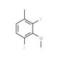 2,6-Difluoro-3-methylanisole (CAS 261763-33-1) - chemical structure image
