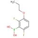 2,6-Difluoro-3-propoxyphenylboronic acid (CAS 849062-14-2) - chemical structure image