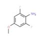2,6-Difluoro-4-methoxyaniline (CAS 151414-47-0) - chemical structure image