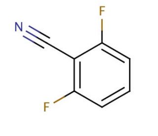 2,6-Difluorobenzonitrile (CAS 1897-52-5) - chemical structure image