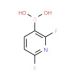 2,6-Difluoropyridine-3-boronic acid (CAS 136466-94-9) - chemical structure image