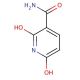 2,6-Dihydroxynicotinamide (CAS 35441-11-3) - chemical structure image