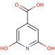 2,6-Dihydroxypyridine-4-carboxylic acid (CAS 99-11-6) - chemical structure image