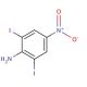 2,6-Diiodo-4-nitroaniline (CAS 5398-27-6) - chemical structure image