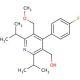 2,6-Diisopropyl-4-(4-fluorophenyl)-3-hydroxymethyl-5-methoxypyridine (CAS 124864-27-3) - chemical structure image