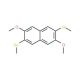 2,6-Dimethoxy-3,7-bis(methylseleno)-naphthalene (CAS 136559-37-0) - chemical structure image