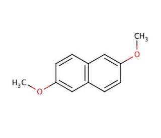 2,6-Dimethoxynaphthalene (CAS 5486-55-5) - chemical structure image