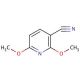 2,6-Dimethoxypyridine-3-carbonitrile (CAS 121643-45-6) - chemical structure image