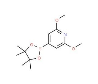 2,6-Dimethoxypyridine-4-boronic acid, pinacol ester (CAS 1150561-54-8) - chemical structure image