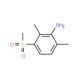 2,6-Dimethyl-3-(methylsulfonyl)aniline (CAS 10311-40-7) - chemical structure image