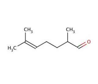 2,6-Dimethyl-5-heptenal (CAS 106-72-9) - chemical structure image