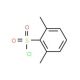 2,6-Dimethylbenzenesulfonyl Chloride (CAS 2905-29-5) - chemical structure image