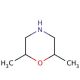 2,6-Dimethylmorpholine (CAS 141-91-3) - chemical structure image