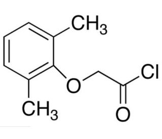 (2,6-Dimethylphenoxy)-acetylchloride (CAS 20143-48-0) - chemical structure image