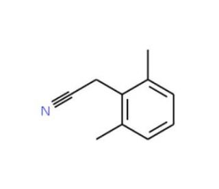 2,6-Dimethylphenylacetonitrile (CAS 54708-14-4) - chemical structure image