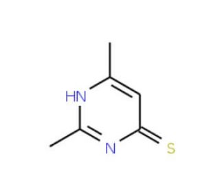 2,6-dimethylpyrimidine-4-thiol - chemical structure image