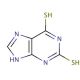 2,6-Dithiopurine (CAS 5437-25-2) - chemical structure image